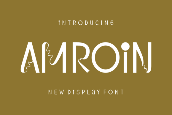 Amroin: A Display Font That Brings Whimsy to Editorial Design