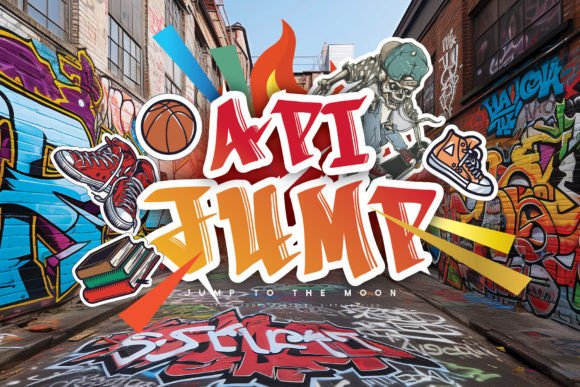 Api Jump: A Quirky Display Font That Brings Personality to Branding
