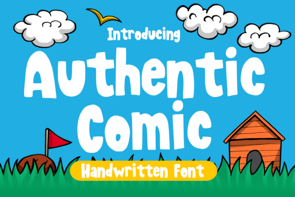 Authentic Comic: A Playful Display Font for Crafters and Makers