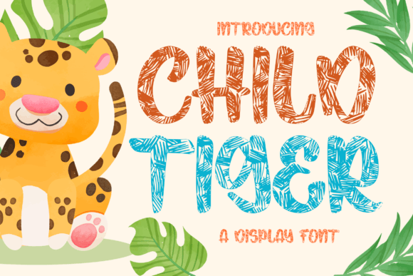 Bring Joy to Your Crafts with the Child Tiger Display Font