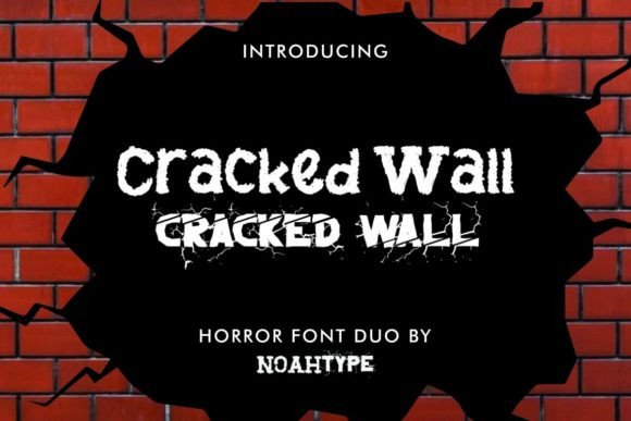 Cracked Wall: A Display Font That Brings Grit to Digital Storytelling