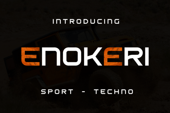 Enokeri Font: A Display Typeface for Modern Editorial Design