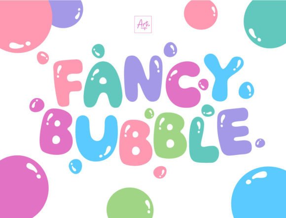Fancy Bubble: A Whimsical Display Font for Digital Campaigns