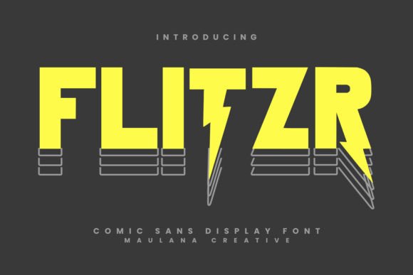 Flitzr Flash: A Bold Display Font for Editors
