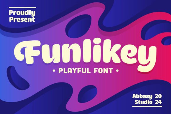 Funlikey Font: A Playful Display Typeface for Makers