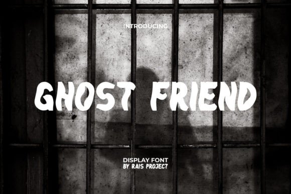 Ghost Friend: A Playful Display Font for Brand Identity