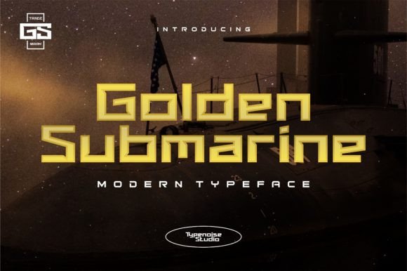 Golden Submarine: A Display Font with Character for Editorial Design