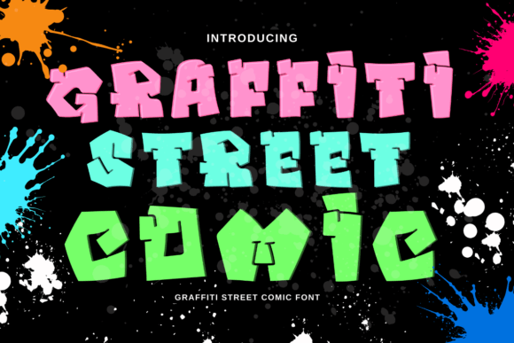 Graffiti Street Comic Font: Bold Branding for Small Businesses