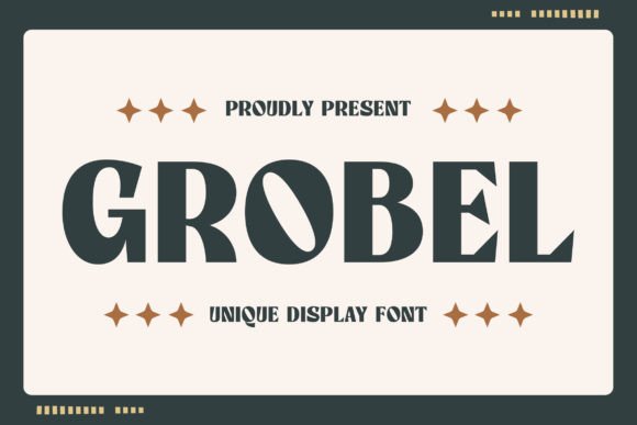 Grobel: A Display Font That Elevates Editorial Design