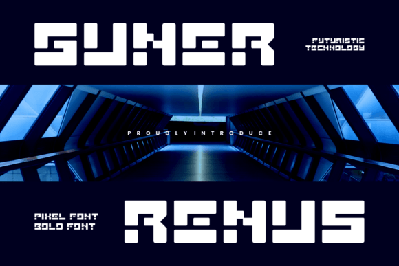 Guner Renus Display Font for Small Business Branding