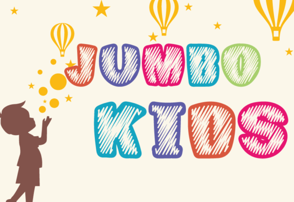 Jumbo Kids Font: A Playful Display Typeface for Crafters and Makers