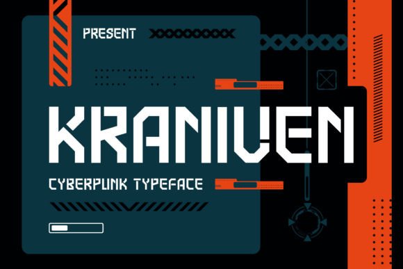 Kraniven: A Bold Display Font for Modern Branding