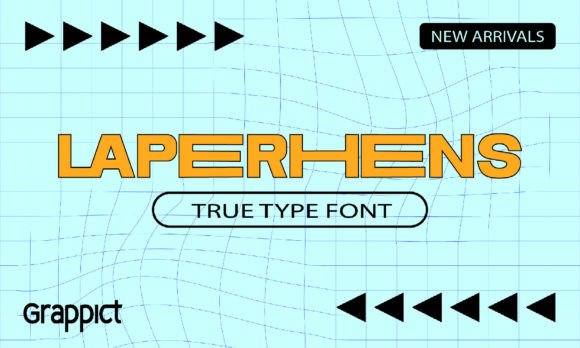 Laperhens: A Display Font for Web Designers and Digital Creators