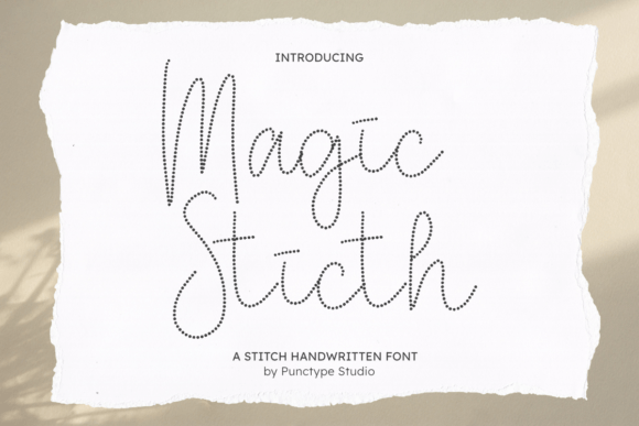 Magic Stitch: A Display Font That Brings Craft Charm to Your Brand