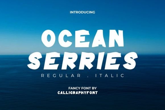 Ocean Serries: A Playful Display Font for Standout Branding