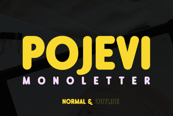 Pojevi: A Playful Rounded Display Font with Two Styles