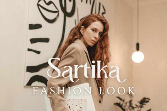 Sartika Display Font: A Playful Typeface for Small Business Branding