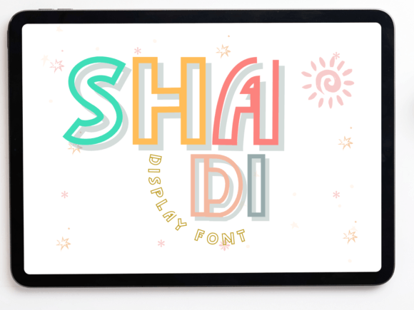 Shadi Display Font: A Playful Typeface for Small Business Branding