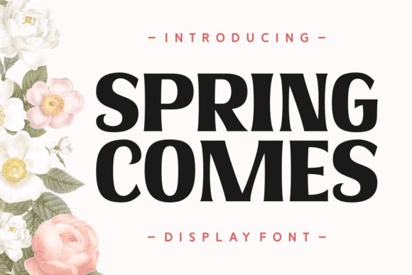 Spring Comes Display Font: A Web Designer’s Take on Digital Typography