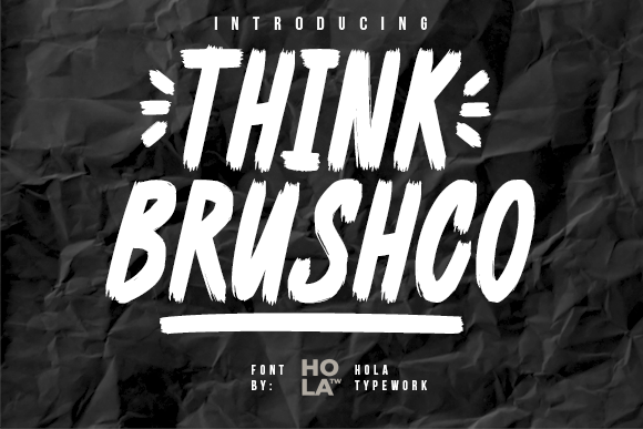 Think Brushco: The Display Font That Sharpens Campaign Messaging