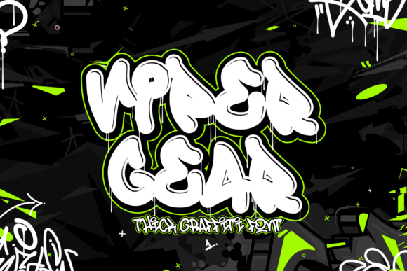 Viper Gear: A Display Font for Handmade Product Design