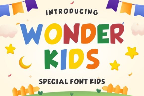 Wonder Kids Font: A Playful Typeface for Small Business Branding